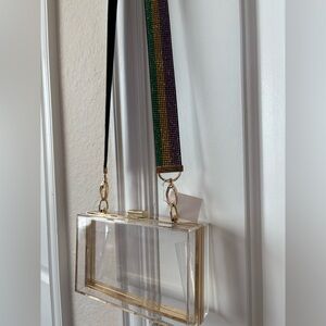 Mardi Gras Purse Strap